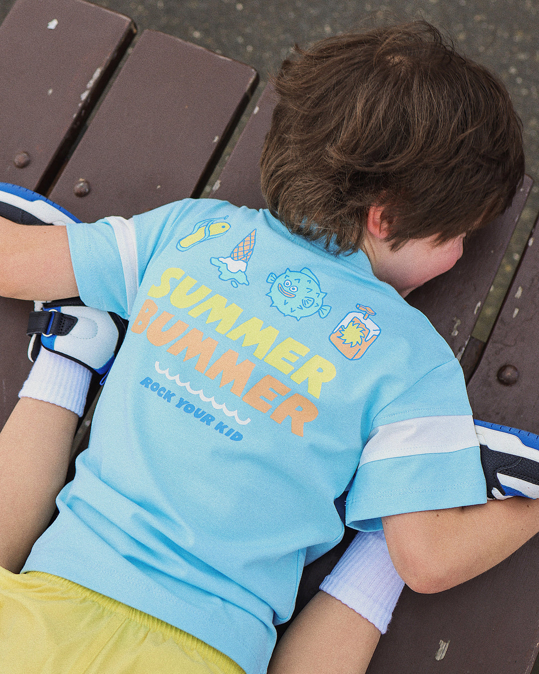VANCE TEE IN BABY BLUE SUNRISE