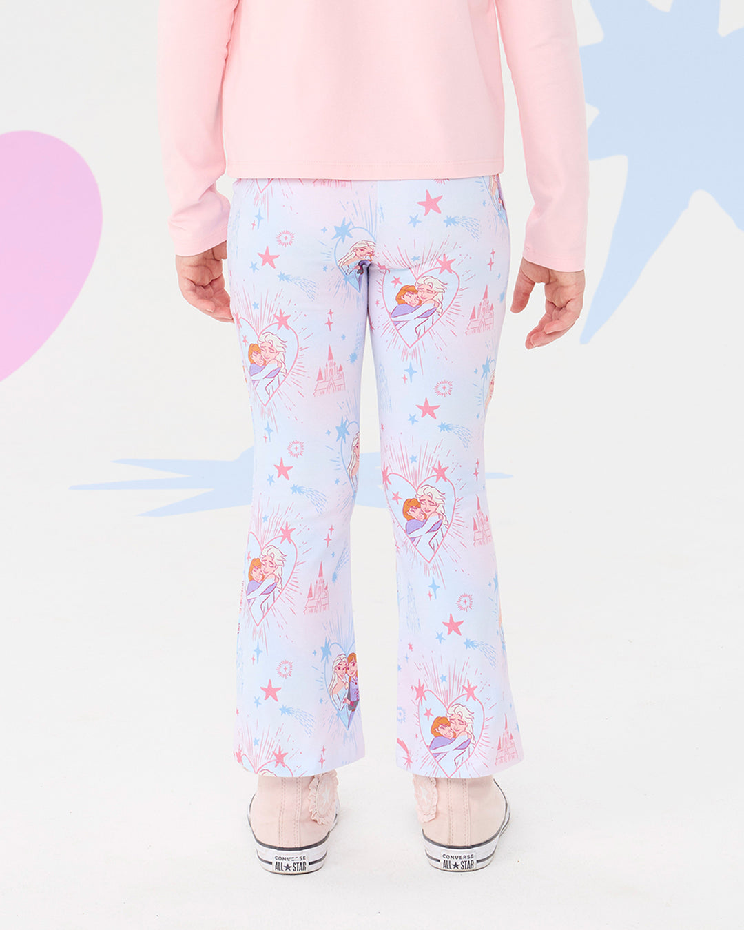 FROZEN WINTER SKY FLARE LEGGINGS