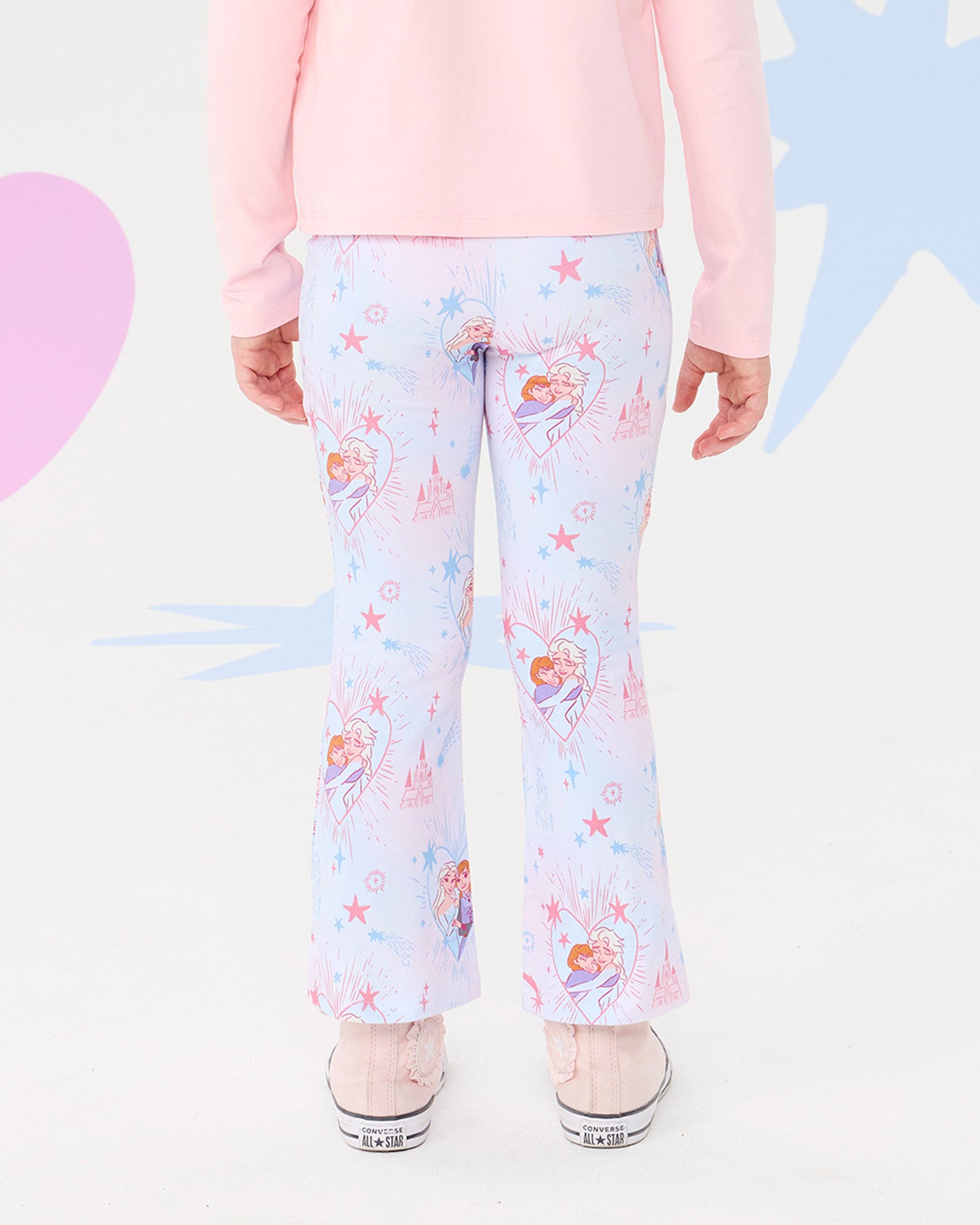FROZEN WINTER SKY FLARE LEGGINGS