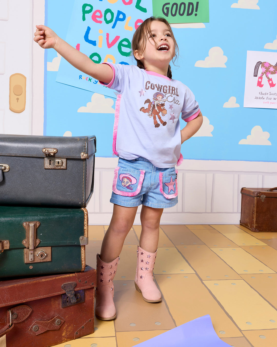 TOY STORY TASSEL SHORT - BLUE