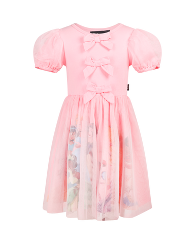 DISNEY PRINCESS BOW BORDER DRESS