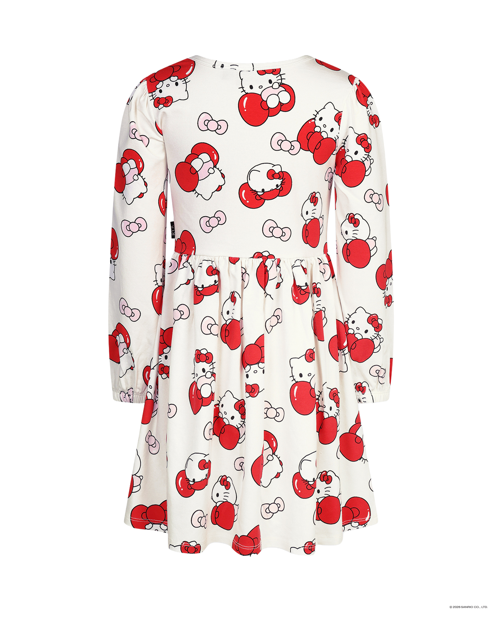 HELLO KITTY QUIRKY LONG SLEEVE JERSEY DRESS