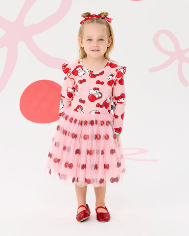 HELLO KITTY QUIRKY LONG SLEEVE TULLE DRESS