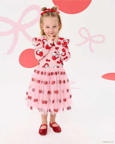 HELLO KITTY QUIRKY LONG SLEEVE TULLE DRESS