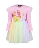 DISNEY PRINCESS RAINBOW LONG SLEEVE TRIO DRESS