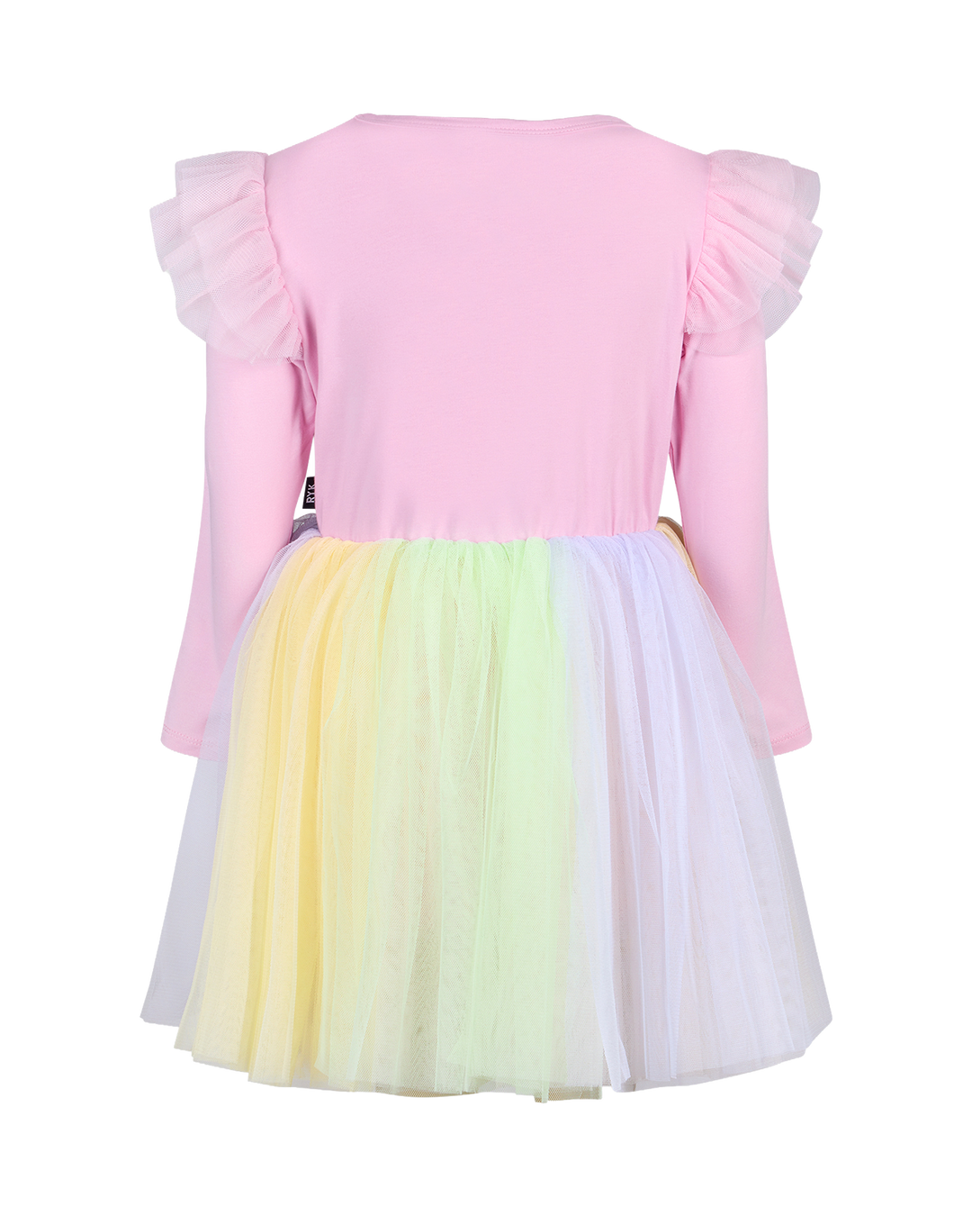 DISNEY PRINCESS RAINBOW LONG SLEEVE TRIO DRESS