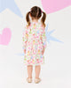DISNEY PRINCESS FLORAL HEARTS LONG SLEEVE JERSEY DRESS