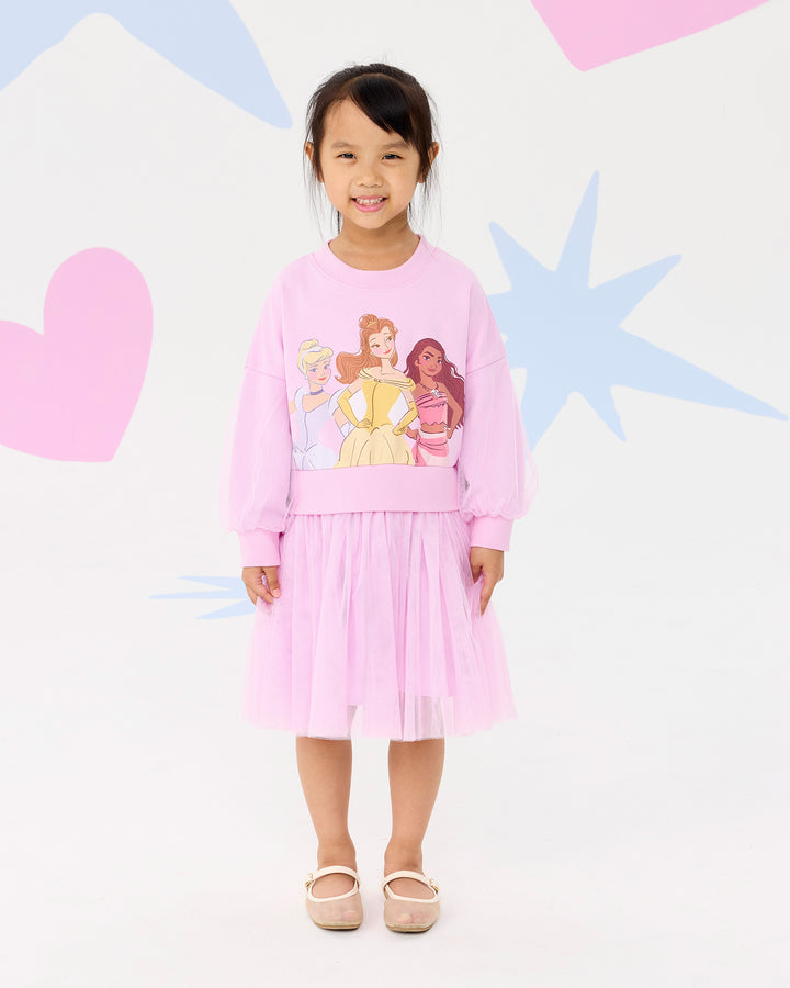 DISNEY PRINCESS BORDER JUMPER DRESS
