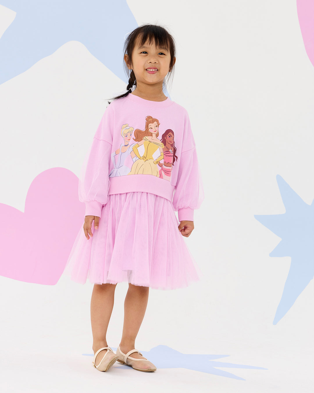 DISNEY PRINCESS BORDER JUMPER DRESS