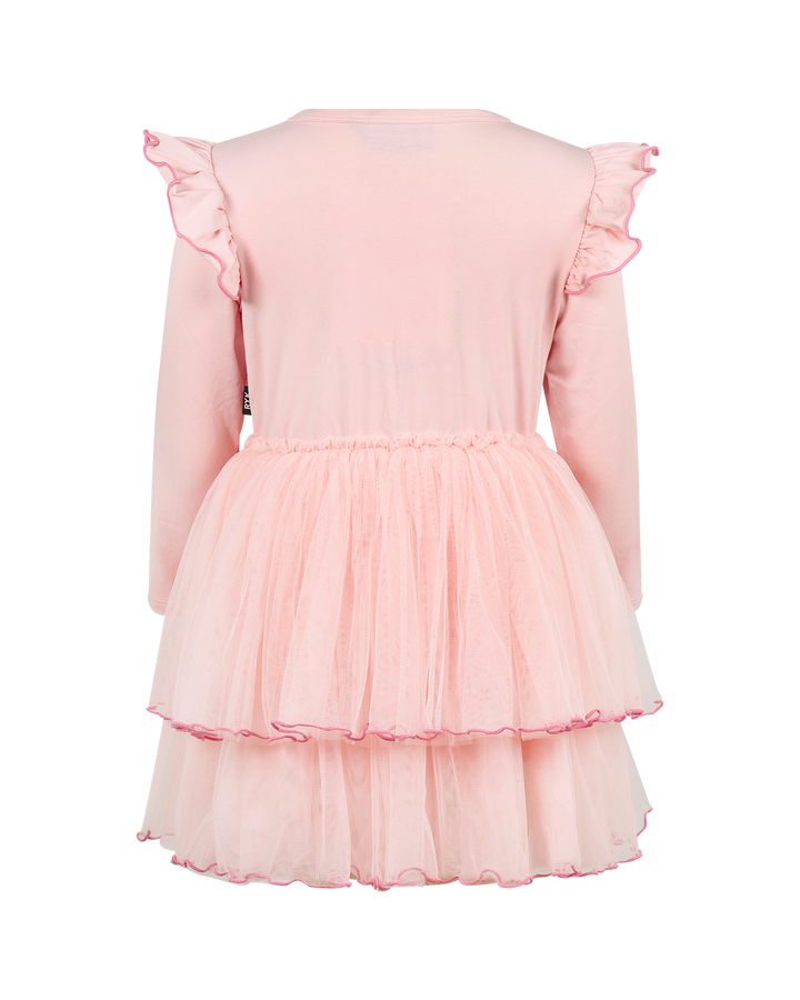 MINNIE MOUSE FRILL LONG SLEEVE TULLE DRESS