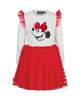 MINNIE MOUSE LONG SLEEVE DOT DRESS