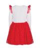 MINNIE MOUSE LONG SLEEVE DOT DRESS