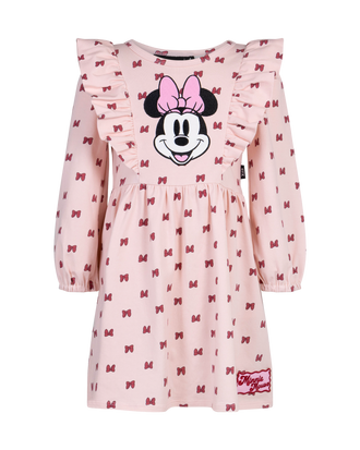 MINNIE MOUSE MINNIE BOW LONG SLEEVE JERSEY DRESS