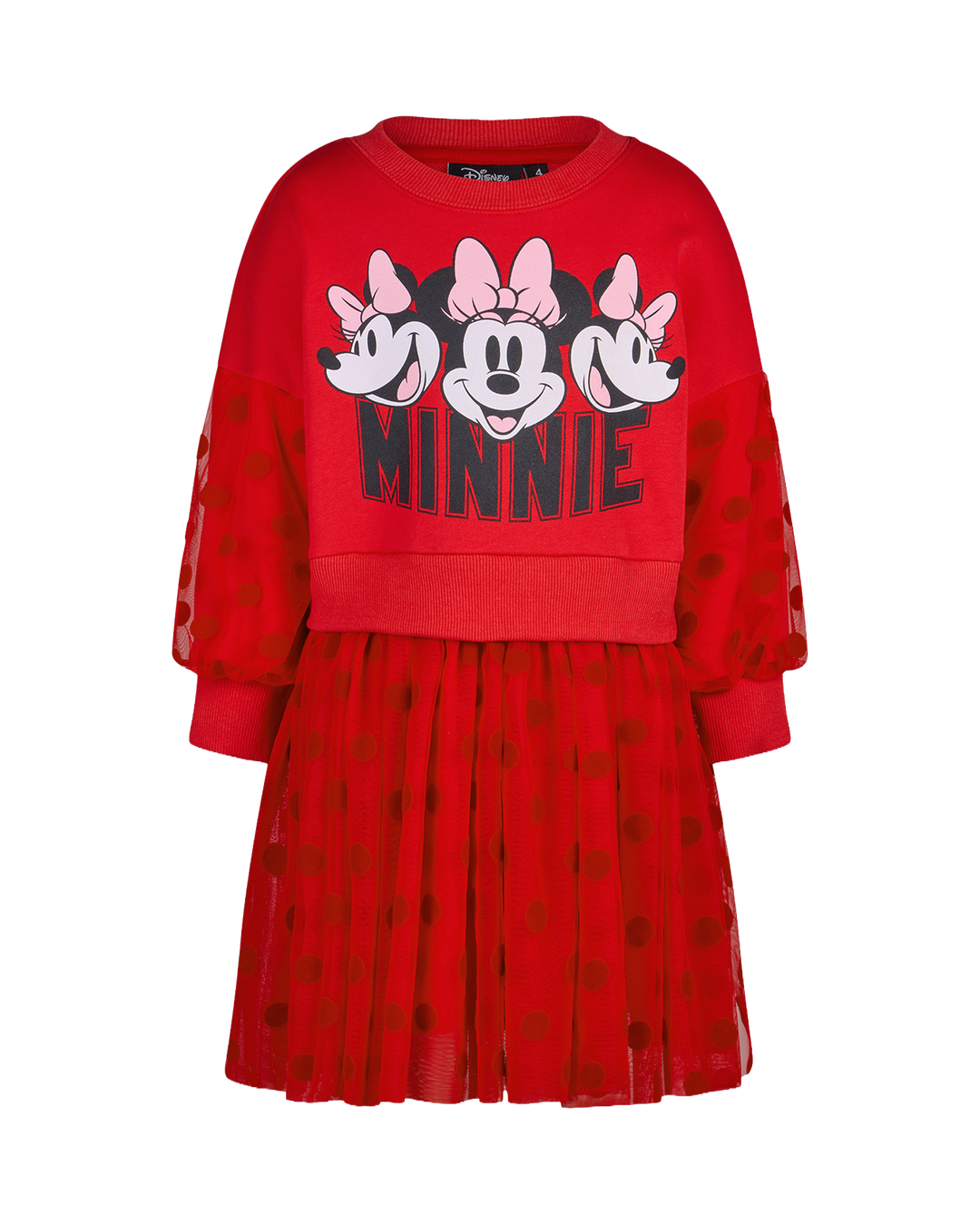MINNIE MOUSE MINI BOW JUMPER DRESS
