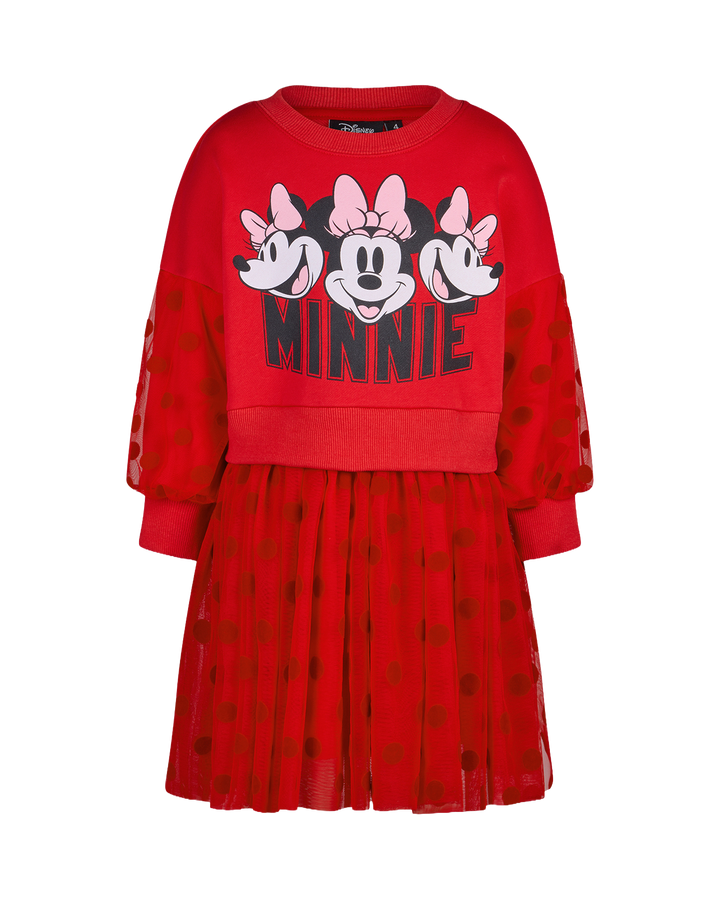 MINNIE MOUSE MINI BOW JUMPER DRESS