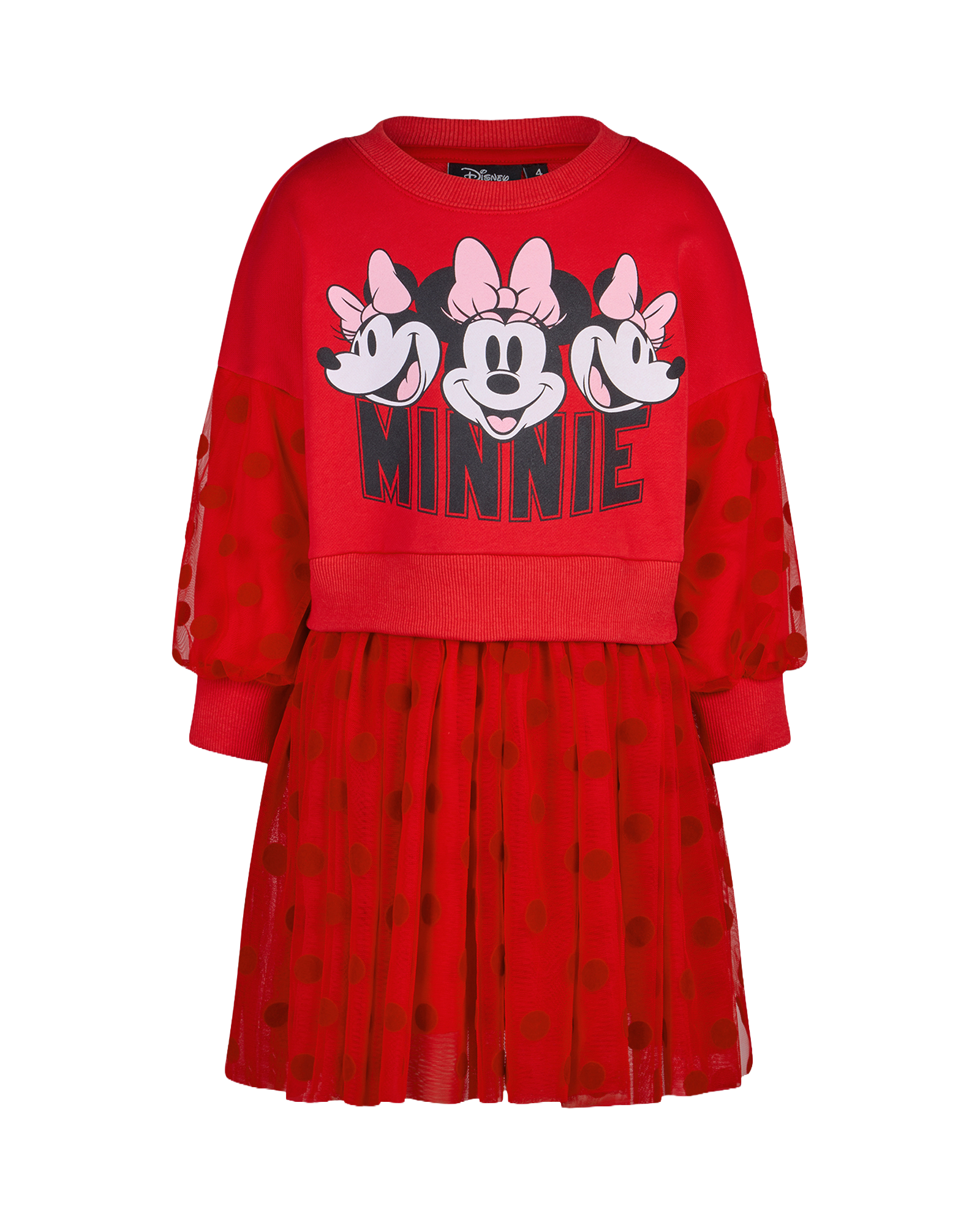 MINNIE MOUSE MINI BOW JUMPER DRESS