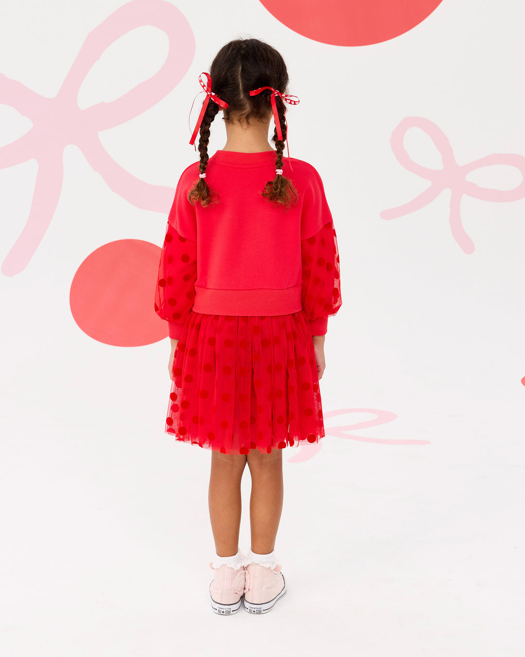 MINNIE MOUSE MINI BOW JUMPER DRESS