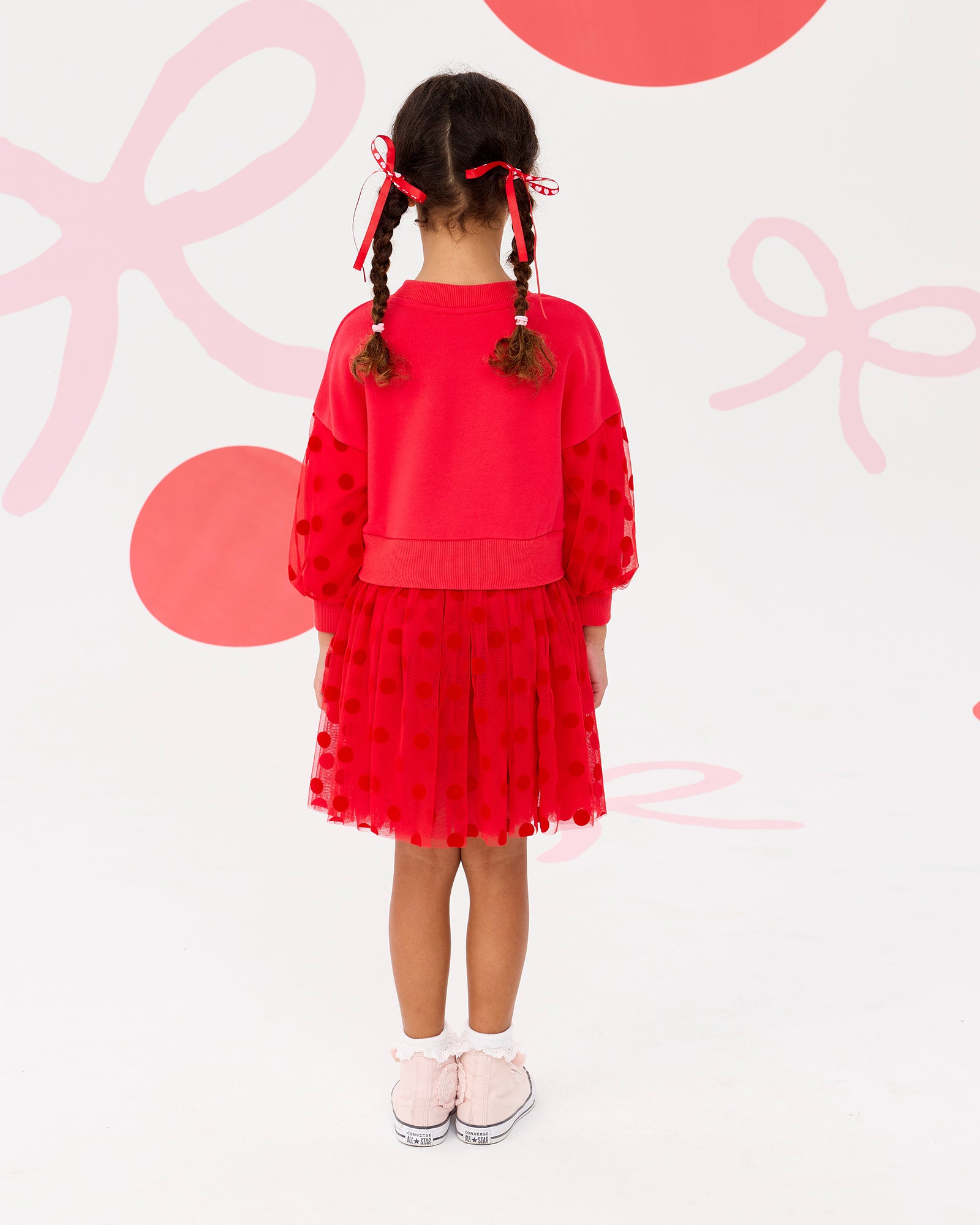 MINNIE MOUSE MINI BOW JUMPER DRESS