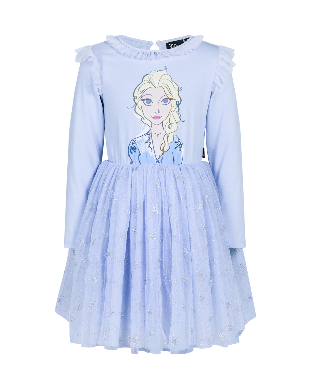 FROZEN ELSA LONG SLEEVE COLLAR DRESS