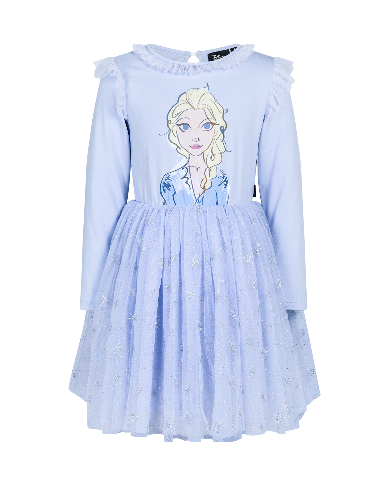 FROZEN ELSA LONG SLEEVE COLLAR DRESS