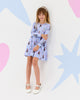 FROZEN STRIPE LONG SLEEVE JERSEY DRESS