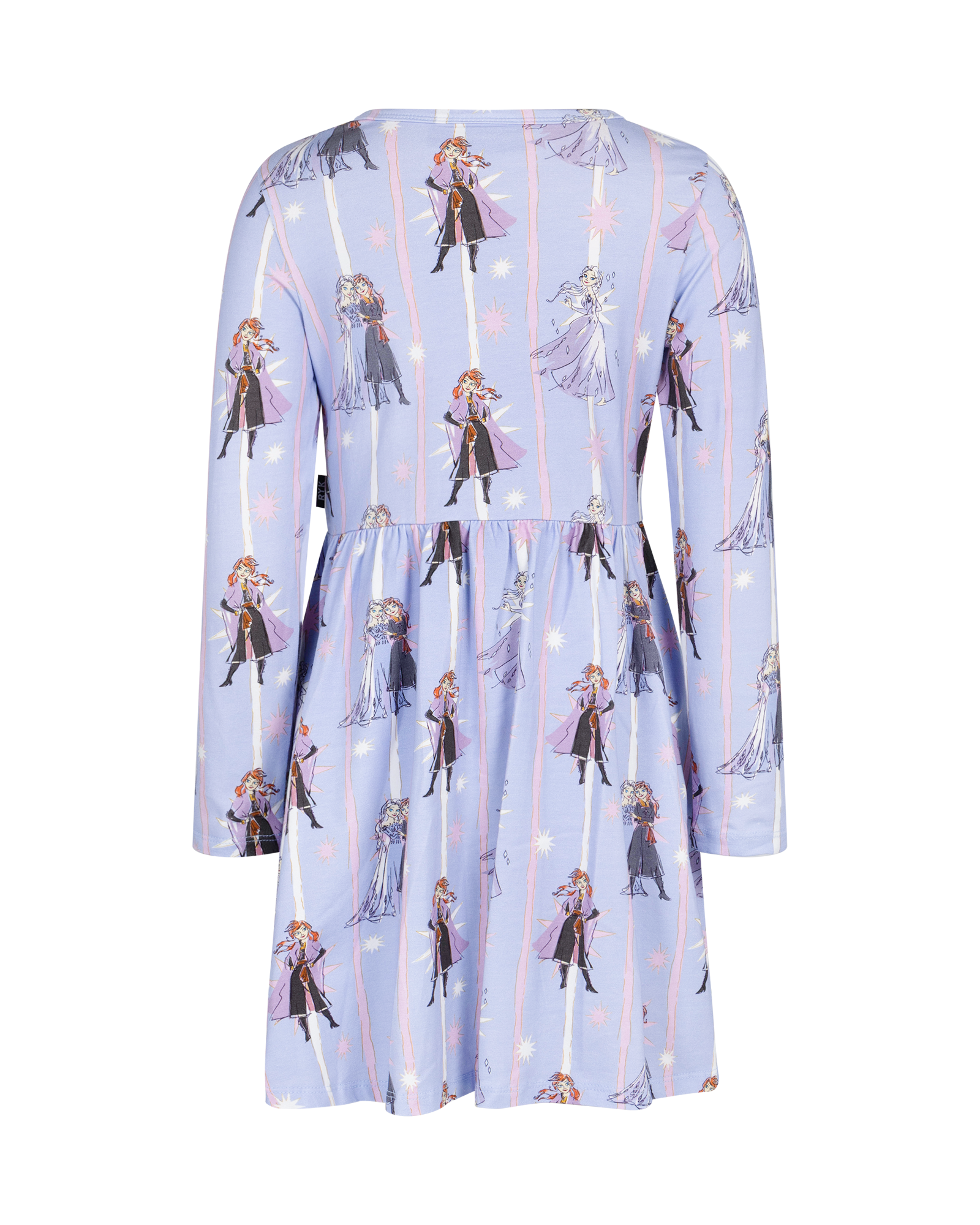 FROZEN STRIPE LONG SLEEVE JERSEY DRESS