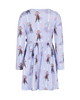 FROZEN STRIPE LONG SLEEVE JERSEY DRESS