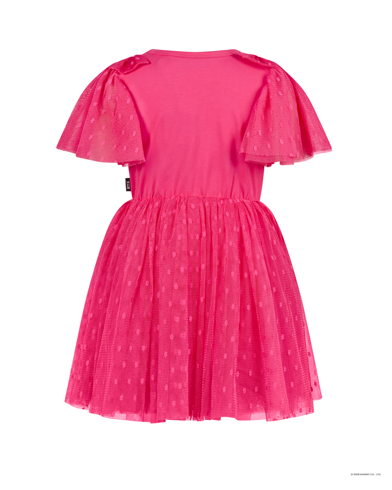HELLO KITTY I HEART SHORT SLEEVE DOT DRESS