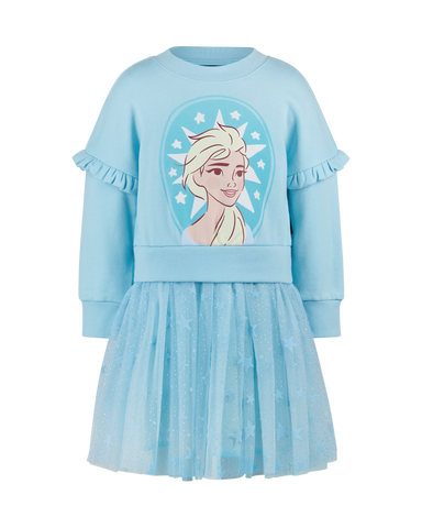 FROZEN ELSA SPARKLE JUMPER DRESS