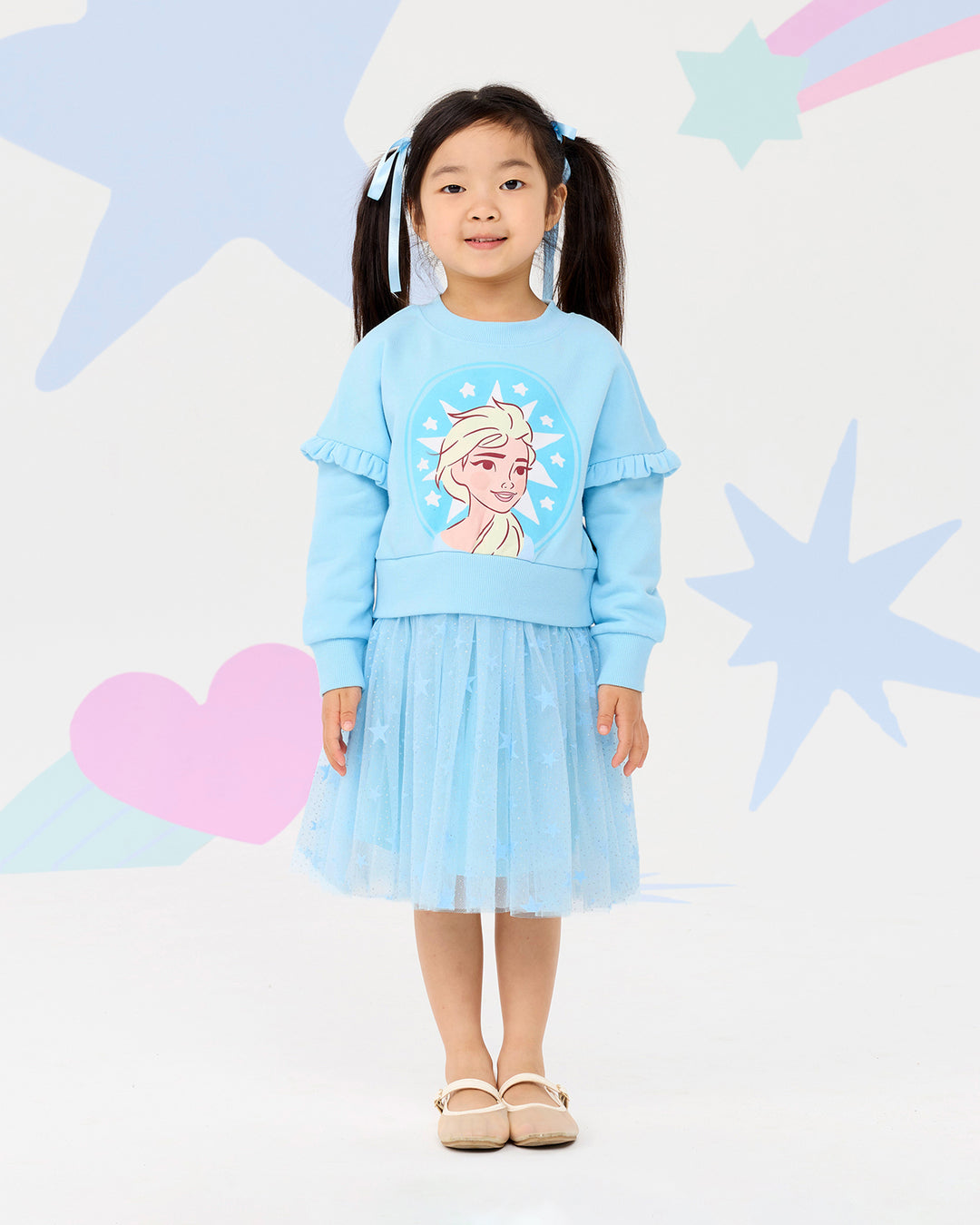 FROZEN ELSA SPARKLE JUMPER DRESS