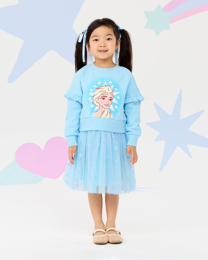 FROZEN ELSA SPARKLE JUMPER DRESS