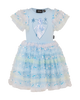 FROZEN ICY DELIGHT FRILL SEQUIN DRESS
