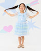 FROZEN ICY DELIGHT FRILL SEQUIN DRESS