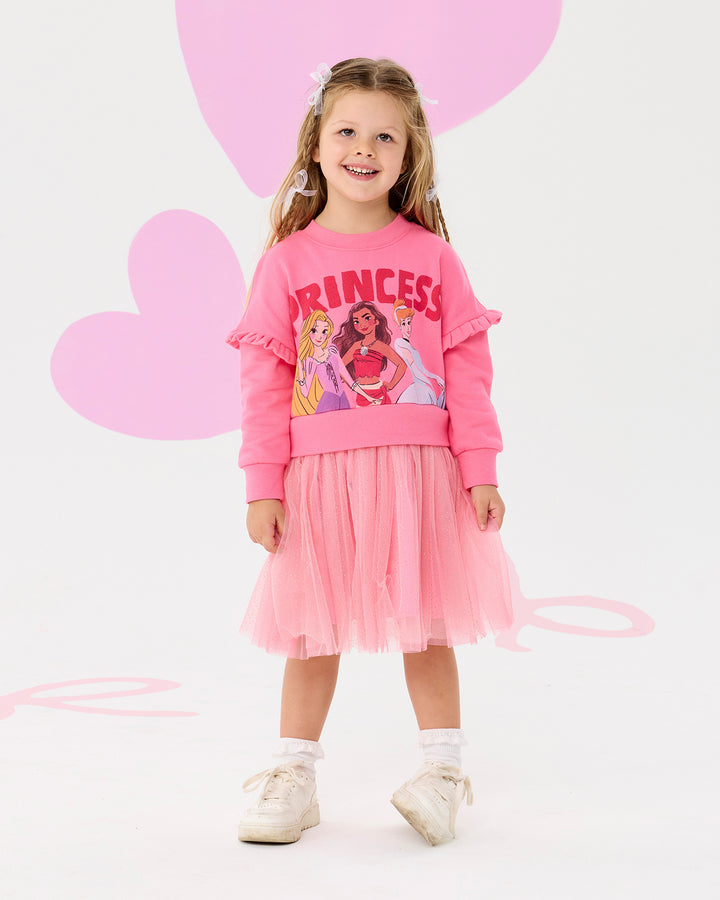 DISNEY PRINCESS BORDER JUMPER DRESS