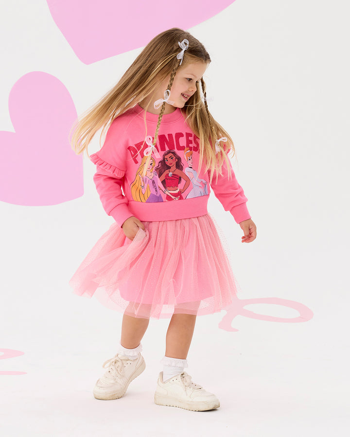 DISNEY PRINCESS BORDER JUMPER DRESS