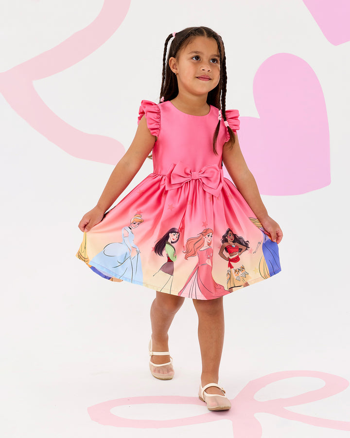 DISNEY PRINCESS BORDER PRINT DRESS | Rock Your Baby