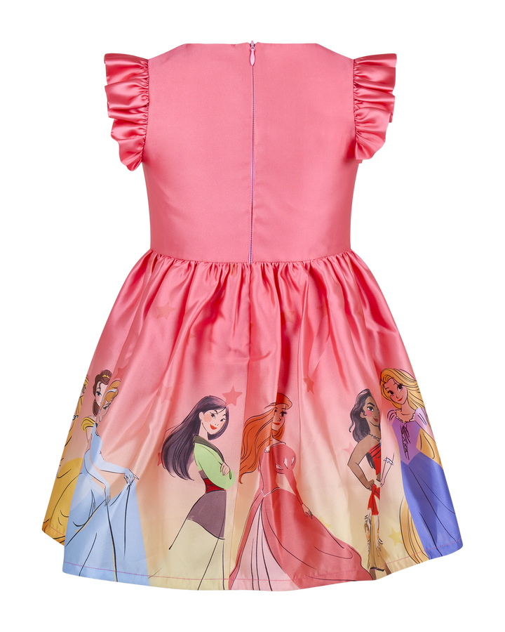 DISNEY PRINCESS BORDER PRINT DRESS