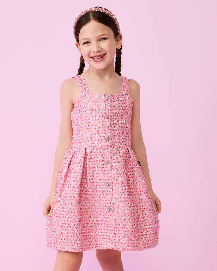 BARBIE SEQUIN TWEED DRESS