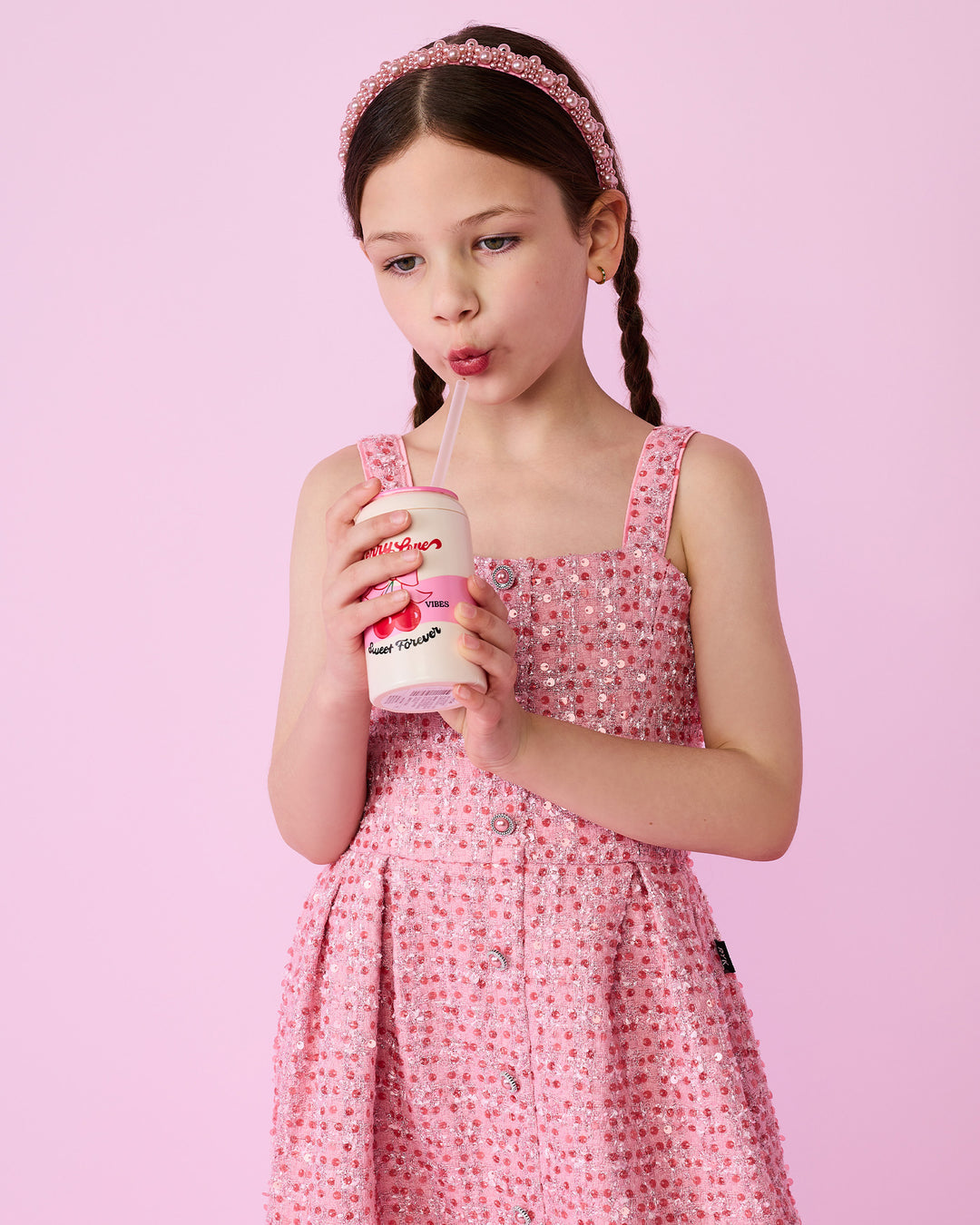 BARBIE SEQUIN TWEED DRESS