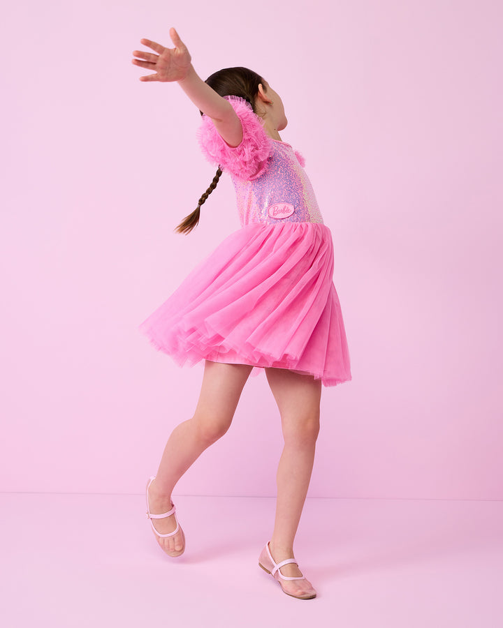 BARBIE TULLE SEQUIN DRESS