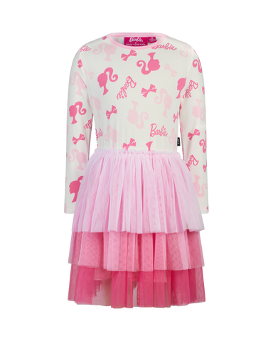 BARBIE ICON LONG SLEEVE TULLE DRESS