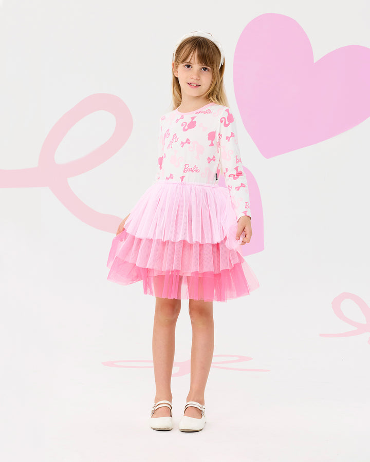 BARBIE ICON LONG SLEEVE TULLE DRESS | Rock Your Baby