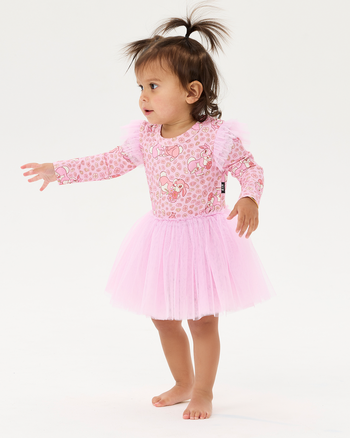 DISNEY THUMPER LONG SLEEVE BABY CIRCUS FRILL DRESS
