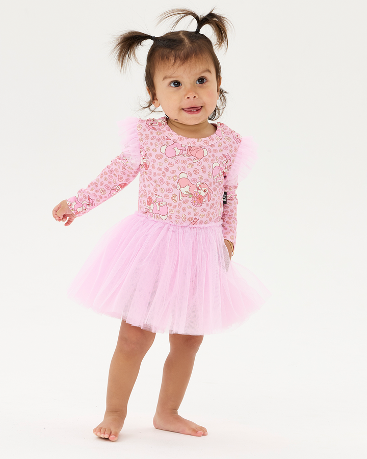 DISNEY THUMPER LONG SLEEVE BABY CIRCUS FRILL DRESS