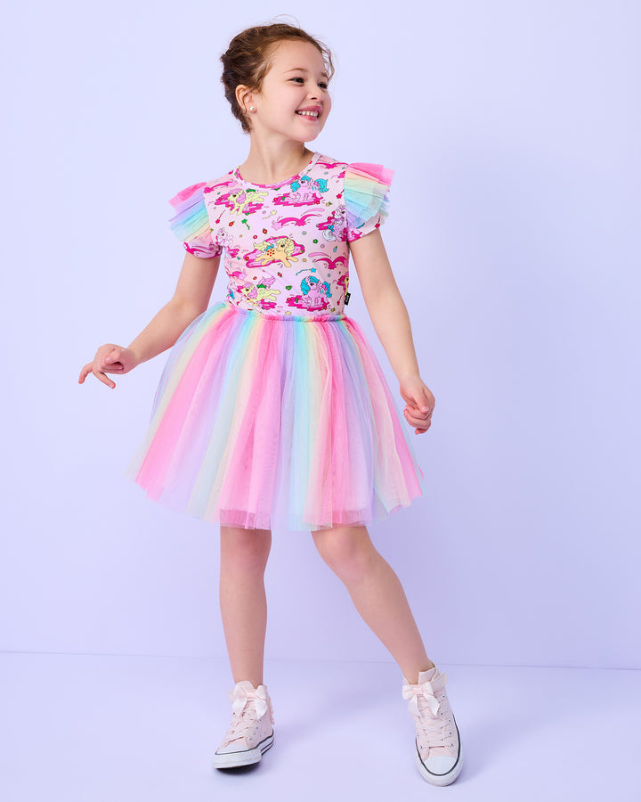 MY LITTLE PONY TULLE DRESS - RAINBOW