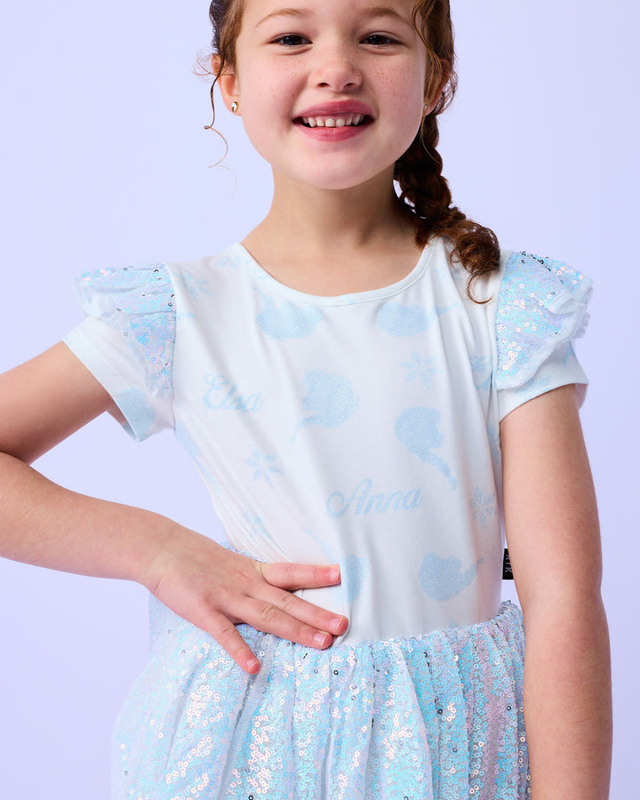 FROZEN SPARKLE DRESS IN ICE