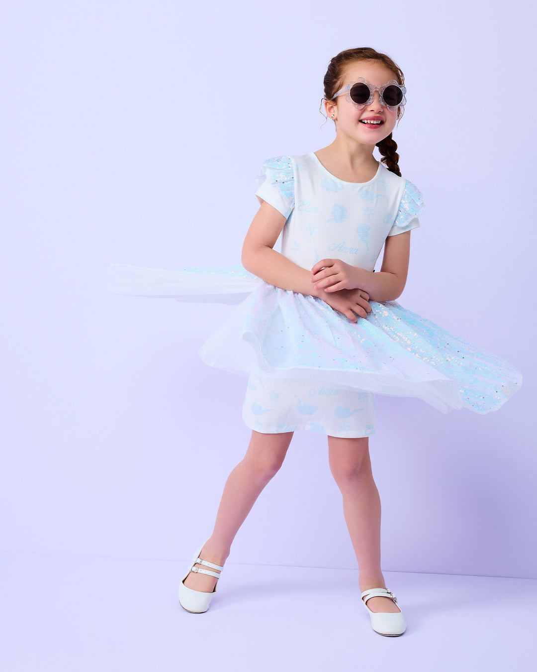 FROZEN SPARKLE DRESS IN ICE