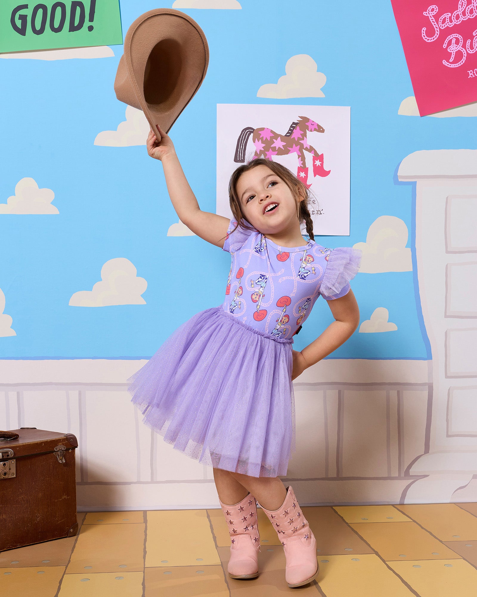 TOY STORY TULLE DRESS - PURPLE | Rock Your Baby