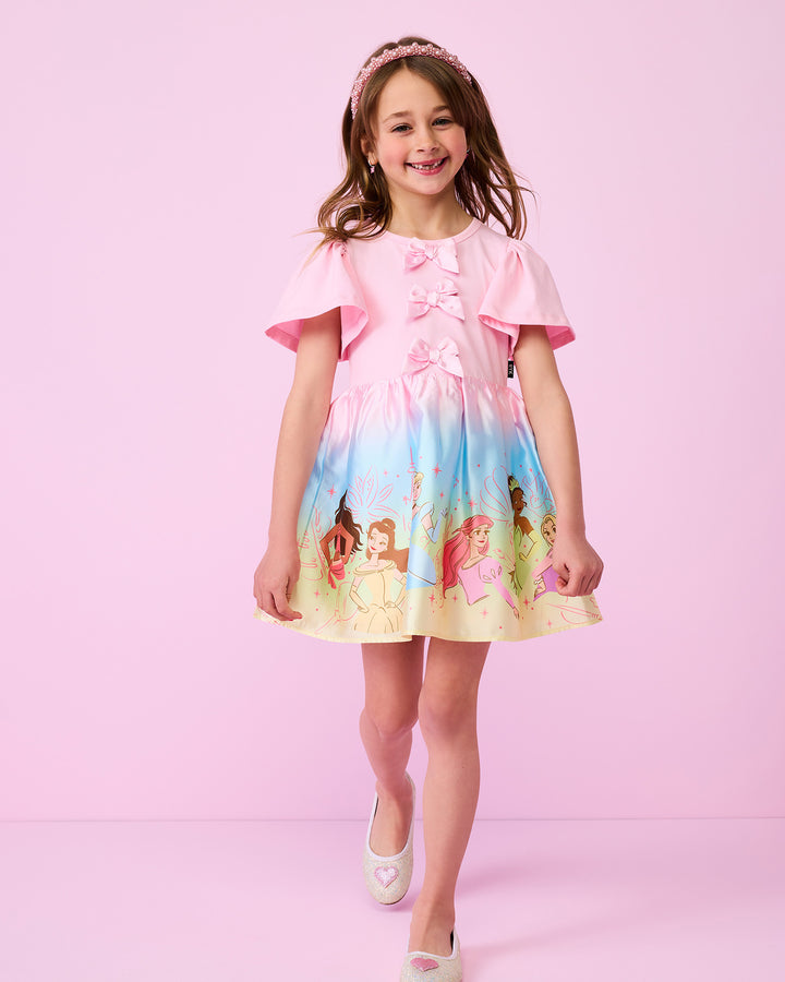 DISNEY PRINCESS BOW DRESS IN OMBRE