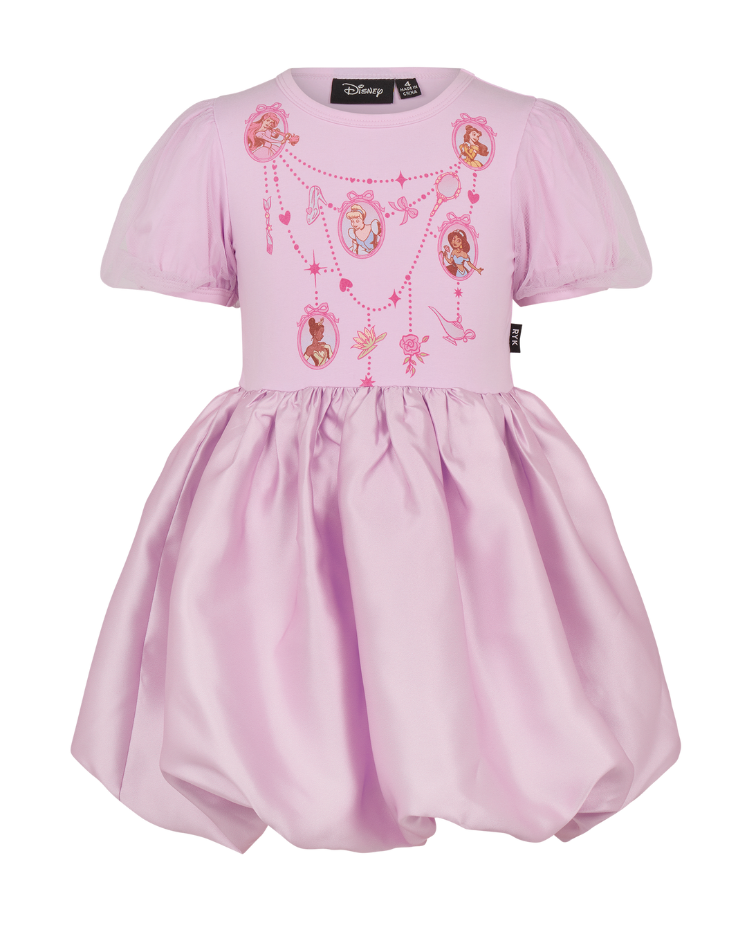DISNEY PRINCESS BUBBLE DRESS IN PURPLE
